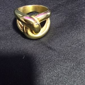 Gold Knot Statement Ring - Women's Fashion Jewelry